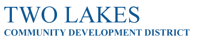 Two Lakes Community Development District Logo